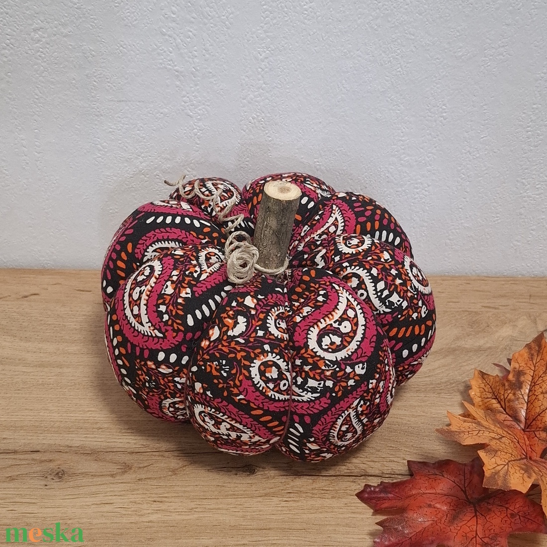 Őszi varrott tök dekoráció /16 cm/ - otthon & életmód - dekoráció - halloween - halloweeni tök - Meska.hu Őszi varrott tök dekoráció /16 cm/ - otthon & életmód - dekoráció - halloween - halloweeni tök - Meska.hu