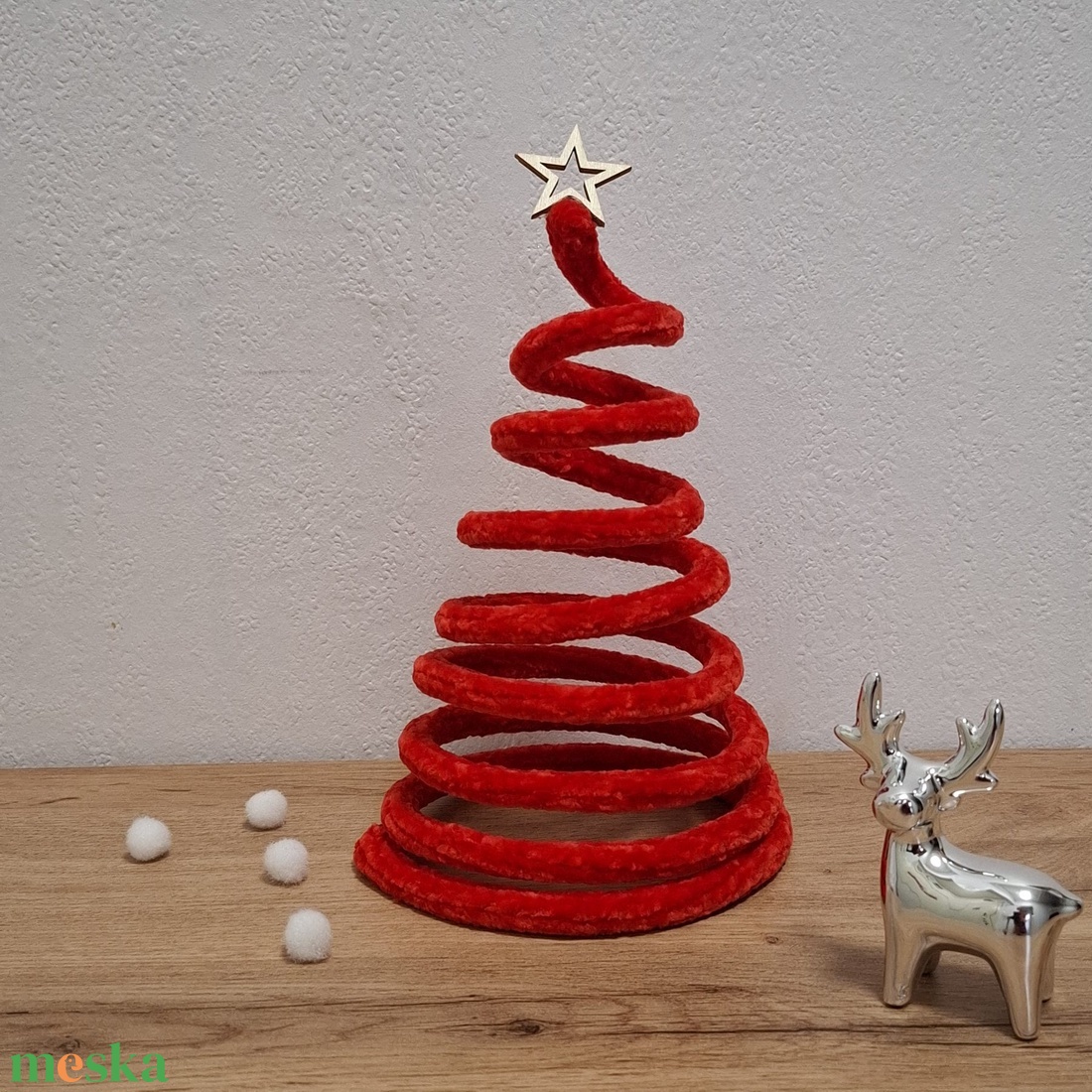 Drót karácsonyfa - karácsony - karácsonyi lakásdekoráció - karácsonyfa, grincsfa - Meska.hu