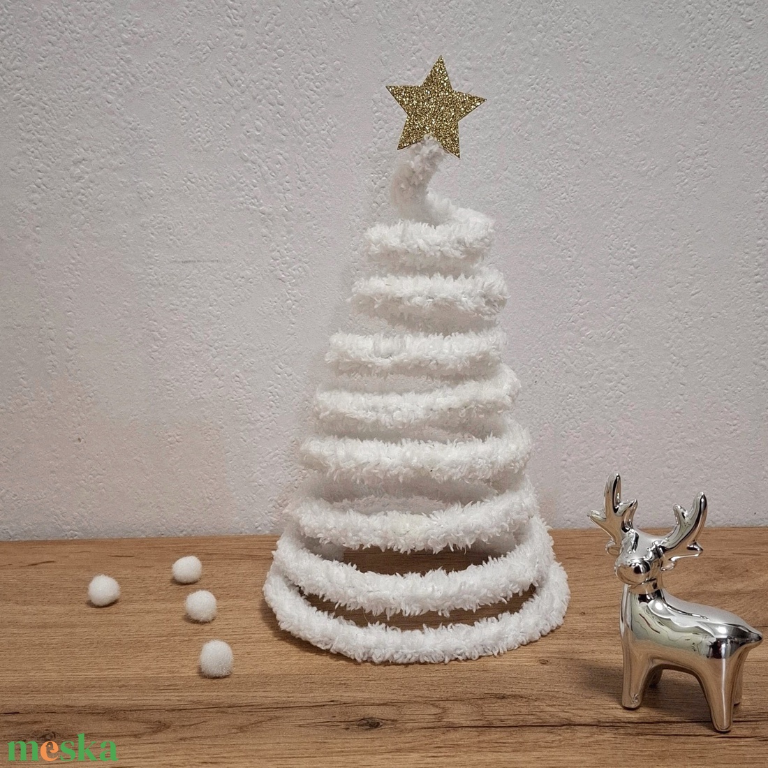 Drót karácsonyfa - karácsony - karácsonyi lakásdekoráció - karácsonyfa, grincsfa - Meska.hu