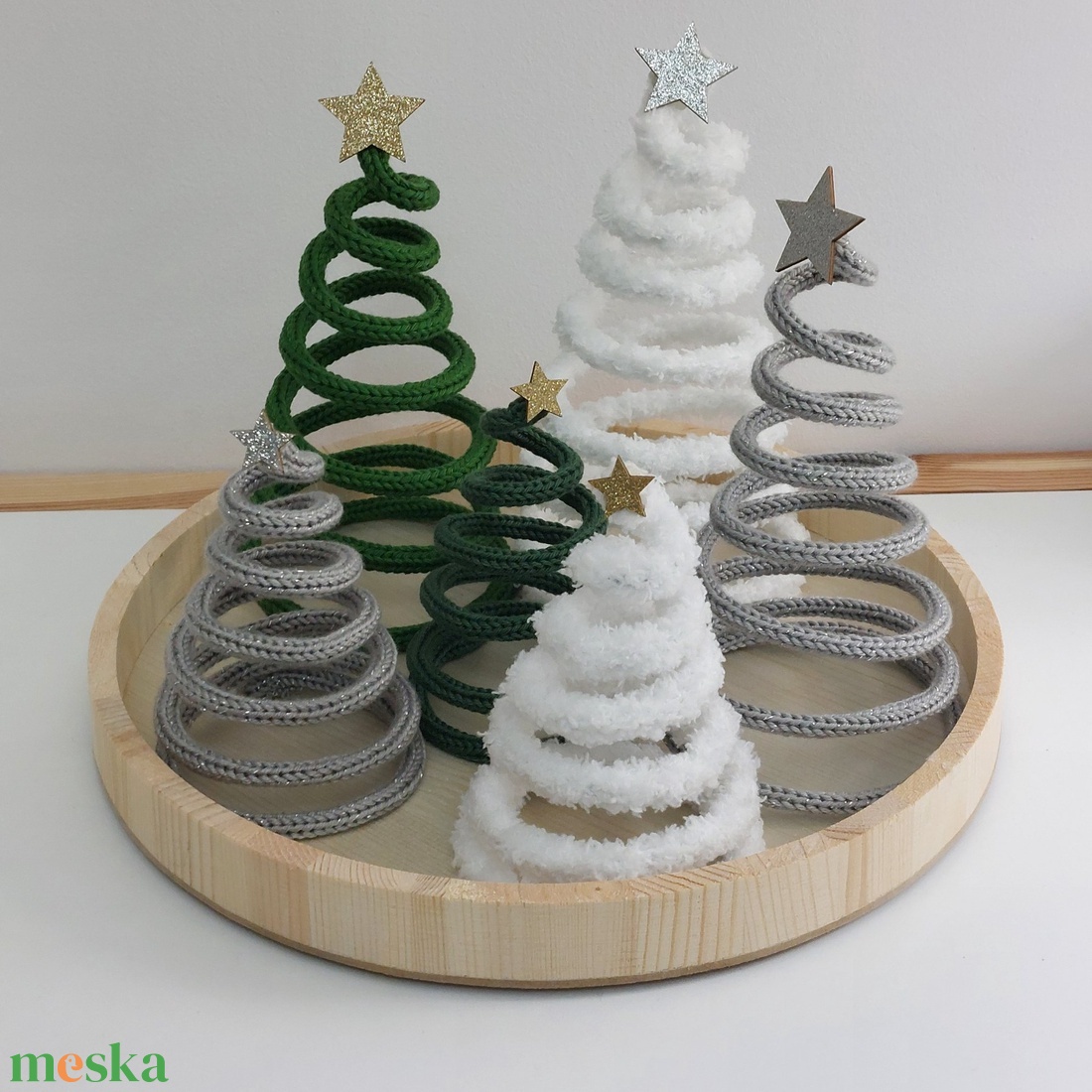 Drót karácsonyfa - karácsony - karácsonyi lakásdekoráció - karácsonyfa, grincsfa - Meska.hu