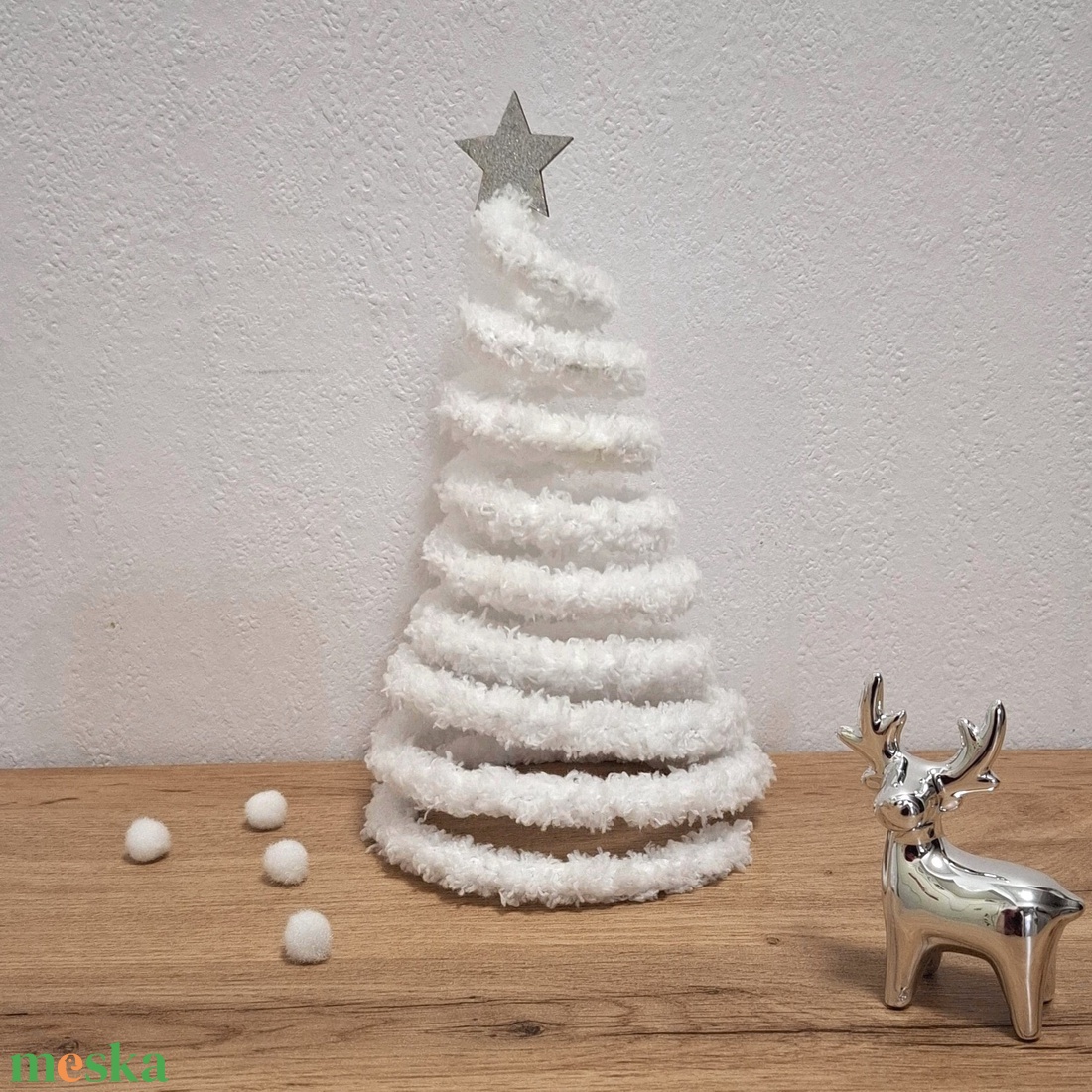 Drót karácsonyfa - karácsony - karácsonyi lakásdekoráció - karácsonyfa, grincsfa - Meska.hu