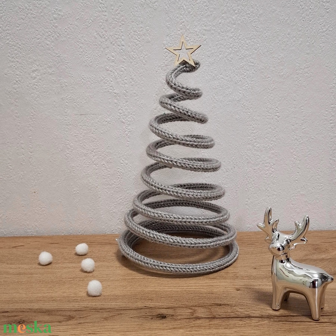 Drót karácsonyfa - karácsony - karácsonyi lakásdekoráció - karácsonyfa, grincsfa - Meska.hu