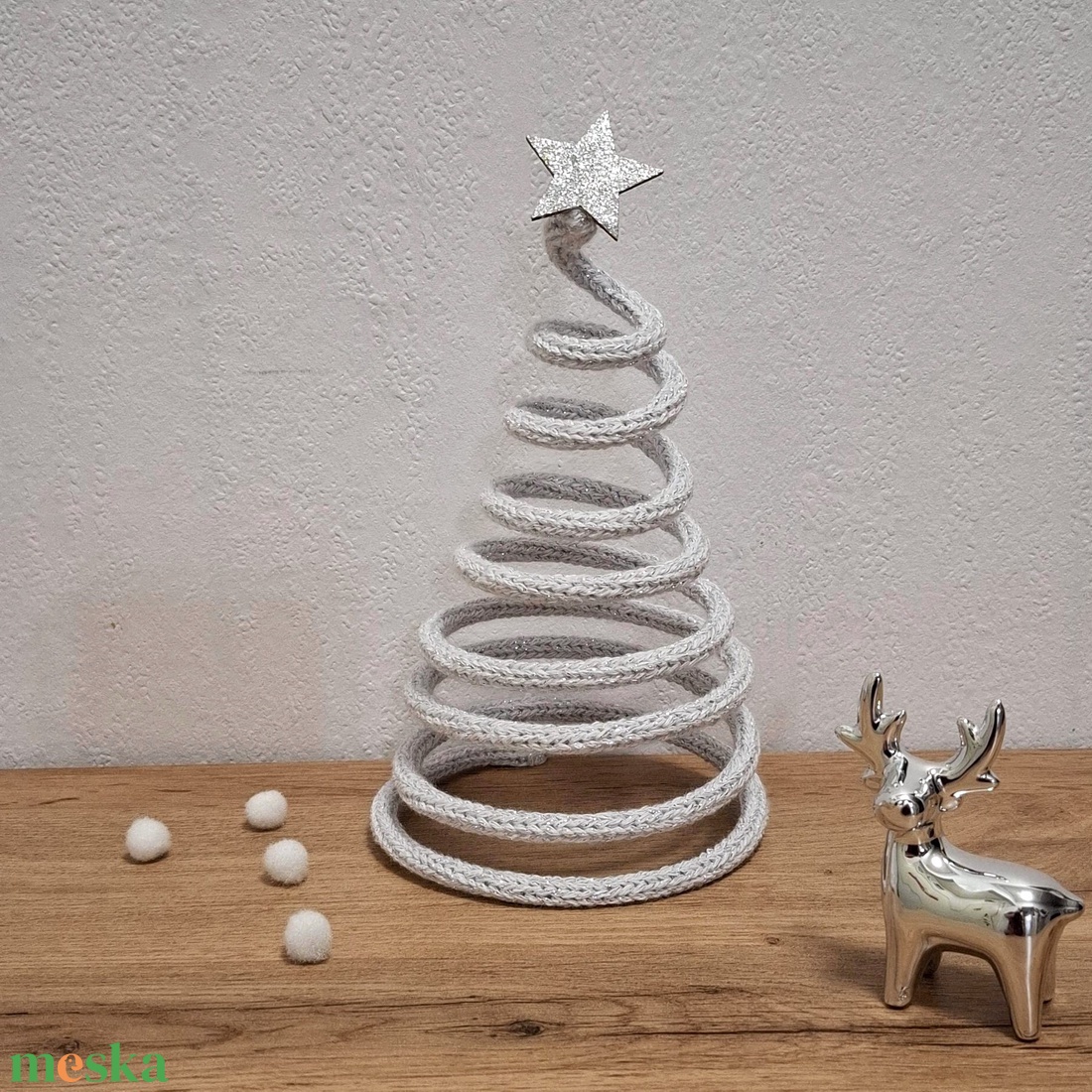 Drót karácsonyfa - karácsony - karácsonyi lakásdekoráció - karácsonyfa, grincsfa - Meska.hu