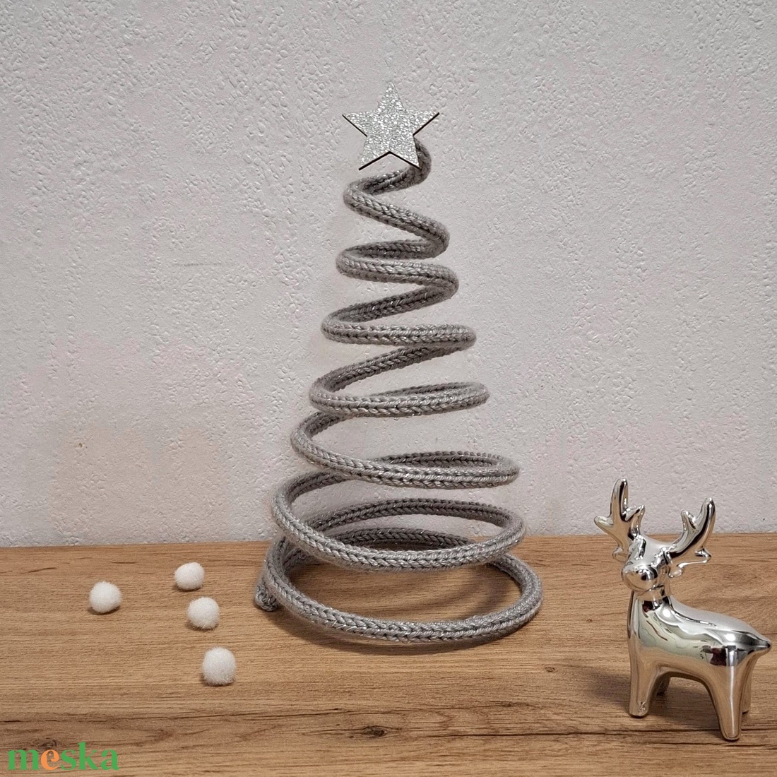 Drót karácsonyfa - karácsony - karácsonyi lakásdekoráció - karácsonyfa, grincsfa - Meska.hu