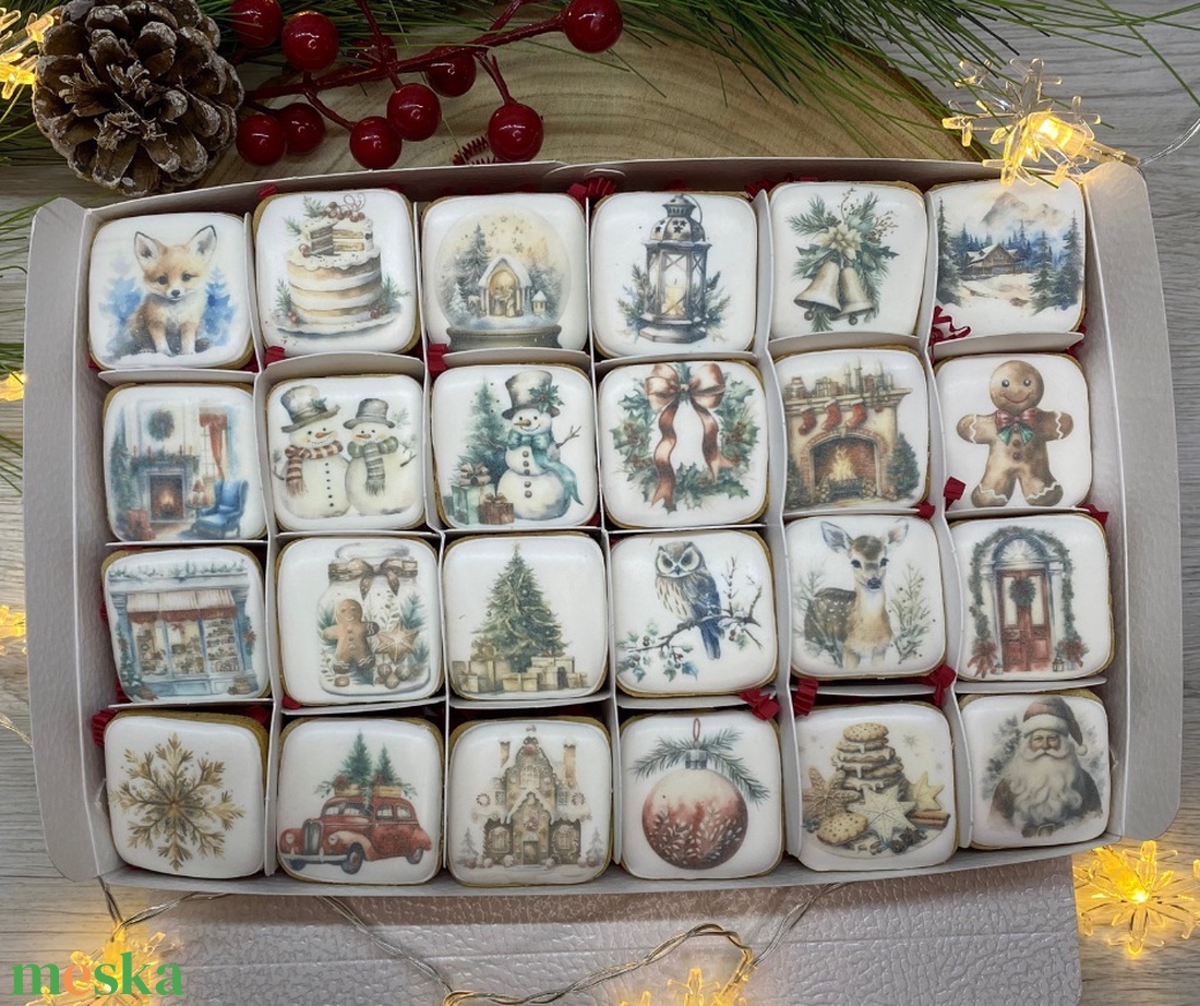 Adventi mézeskalács box - karácsony - adventi díszek - adventi naptár - Meska.hu Adventi mézeskalács box - karácsony - adventi díszek - adventi naptár - Meska.hu