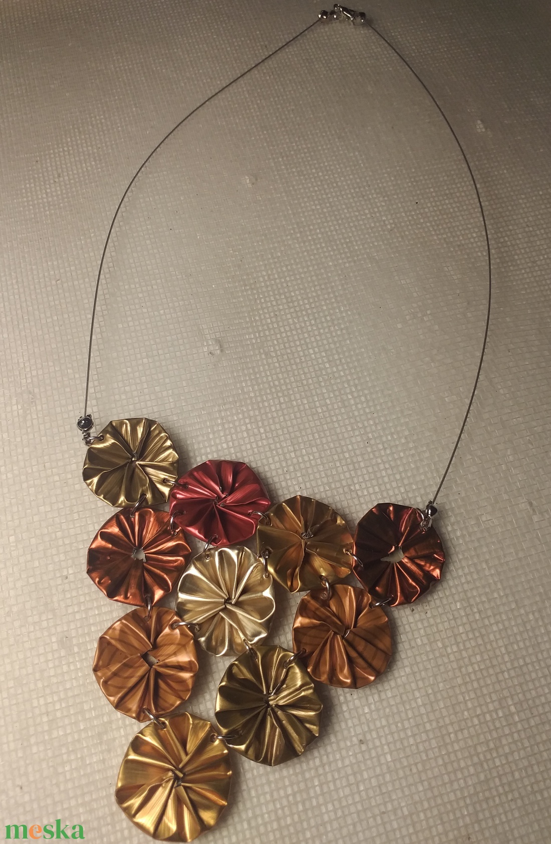 Nespresso kávékapszula nyaklánc  - ékszer - nyaklánc - statement nyaklánc - Meska.hu