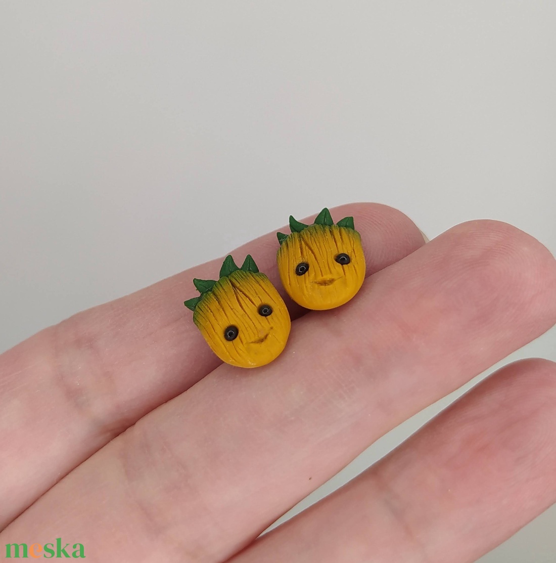 Baby Groot bedugós fülbevaló - ékszer - fülbevaló - pötty fülbevaló - Meska.hu Baby Groot bedugós fülbevaló - ékszer - fülbevaló - pötty fülbevaló - Meska.hu