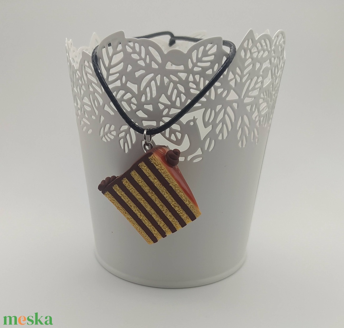 Dobostorta fülbevaló - ékszer - ékszerszett - Meska.hu