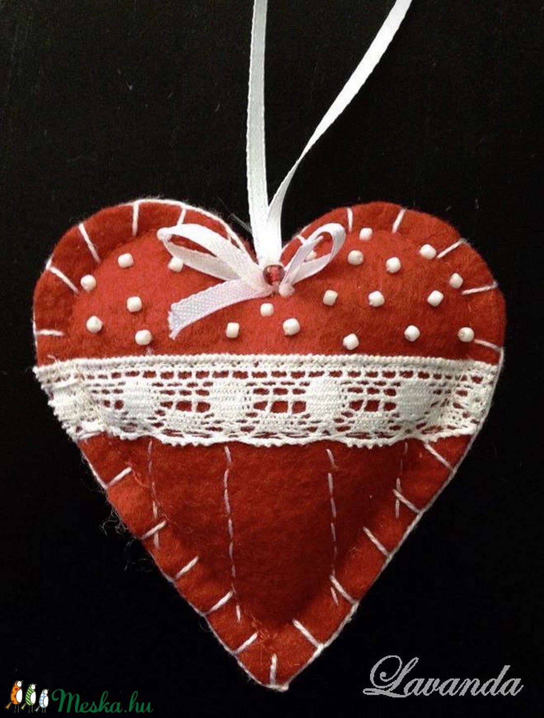 Karácsonyfadísz csomag filcből - karácsony - karácsonyi lakásdekoráció - karácsonyfadíszek - Meska.hu