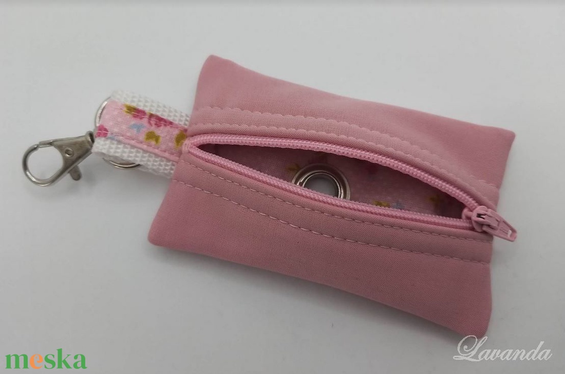 Kutyakakizacsi tartó-Rózsaszín - otthon & életmód - kisállatoknak - kutyáknak - kutyapiszok zacskó tartó - Meska.hu