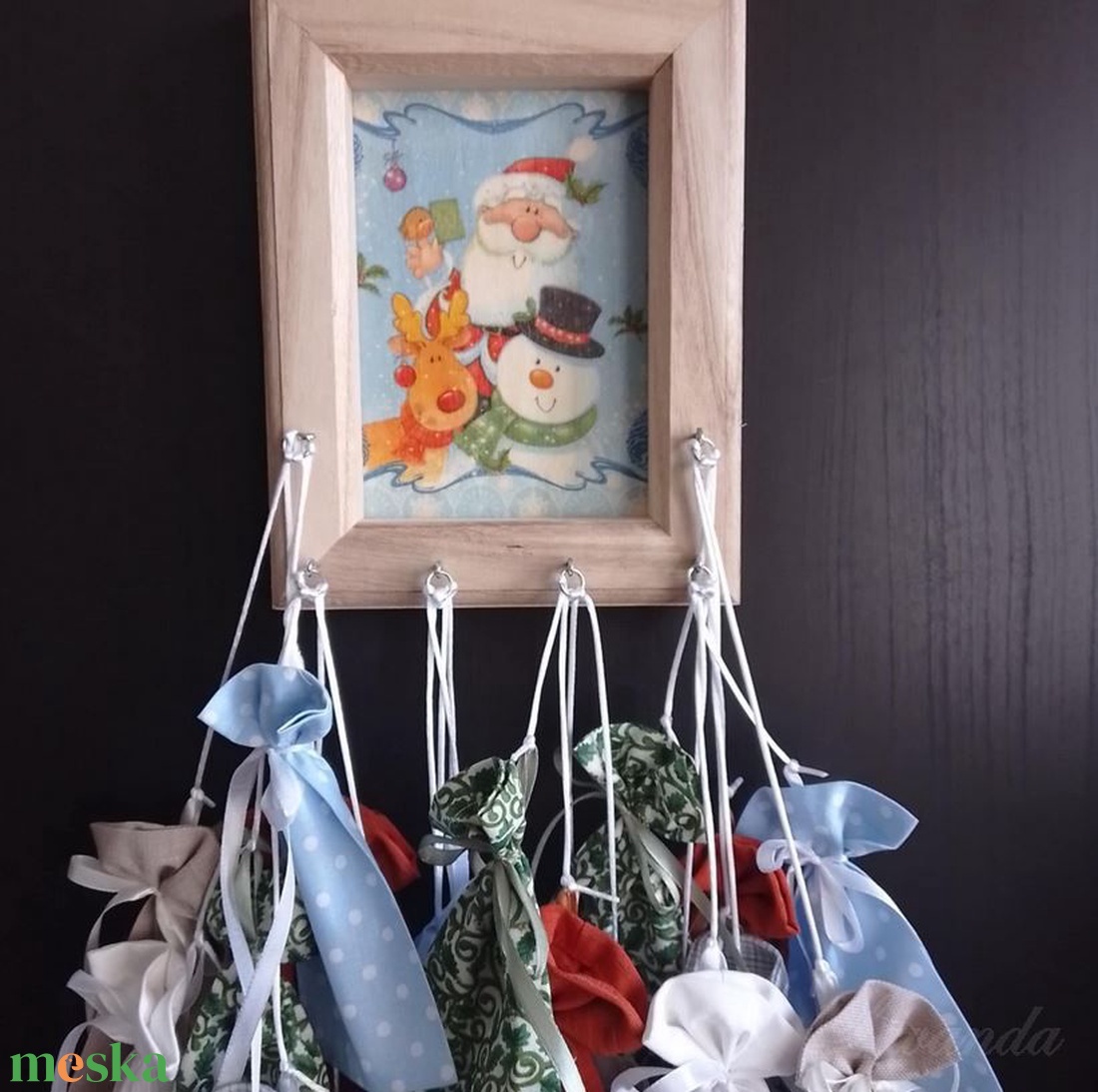 Adventi naptár-Fakeretes - karácsony - adventi díszek - adventi naptár - Meska.hu