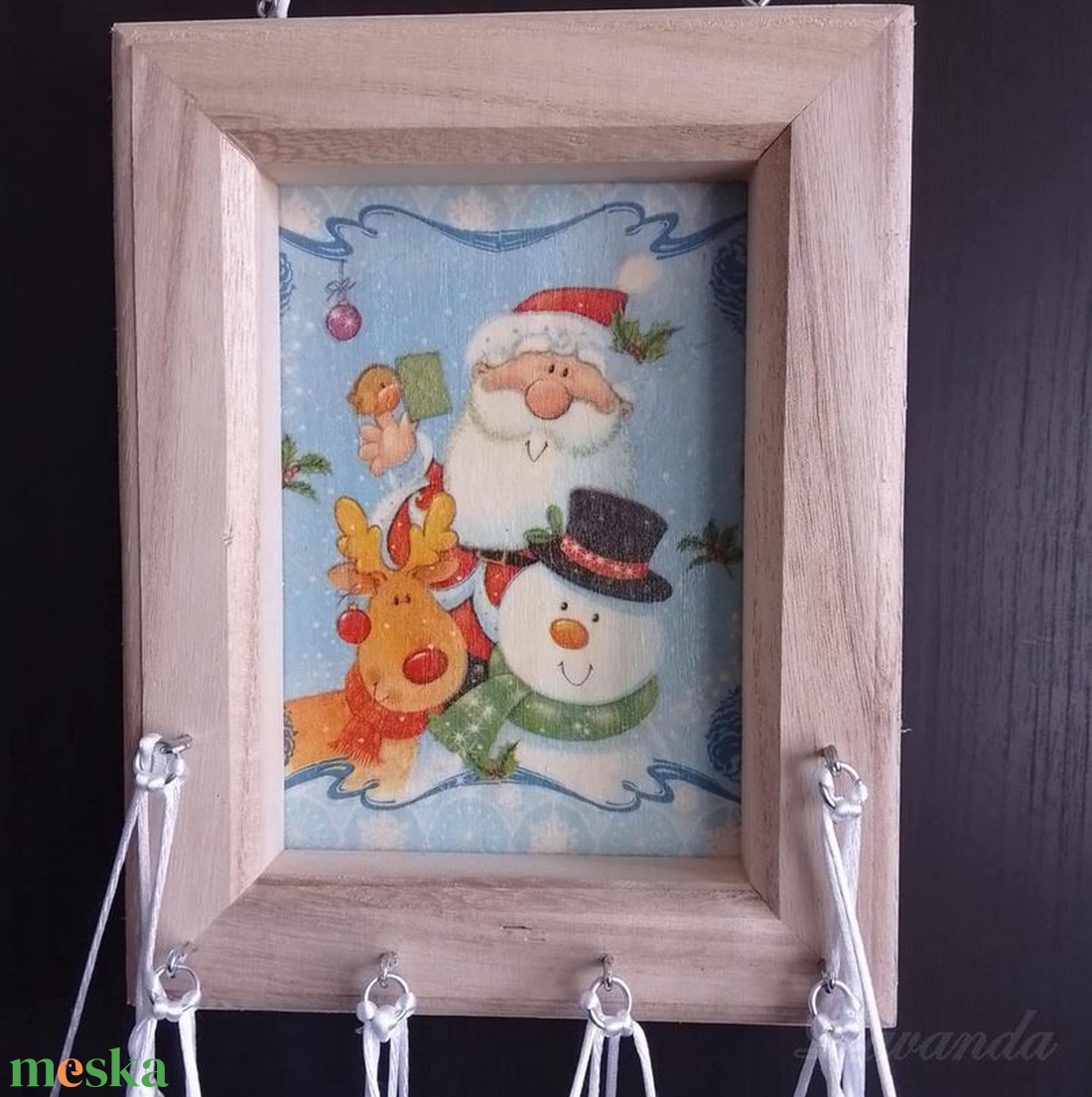 Adventi naptár-Fakeretes - karácsony - adventi díszek - adventi naptár - Meska.hu