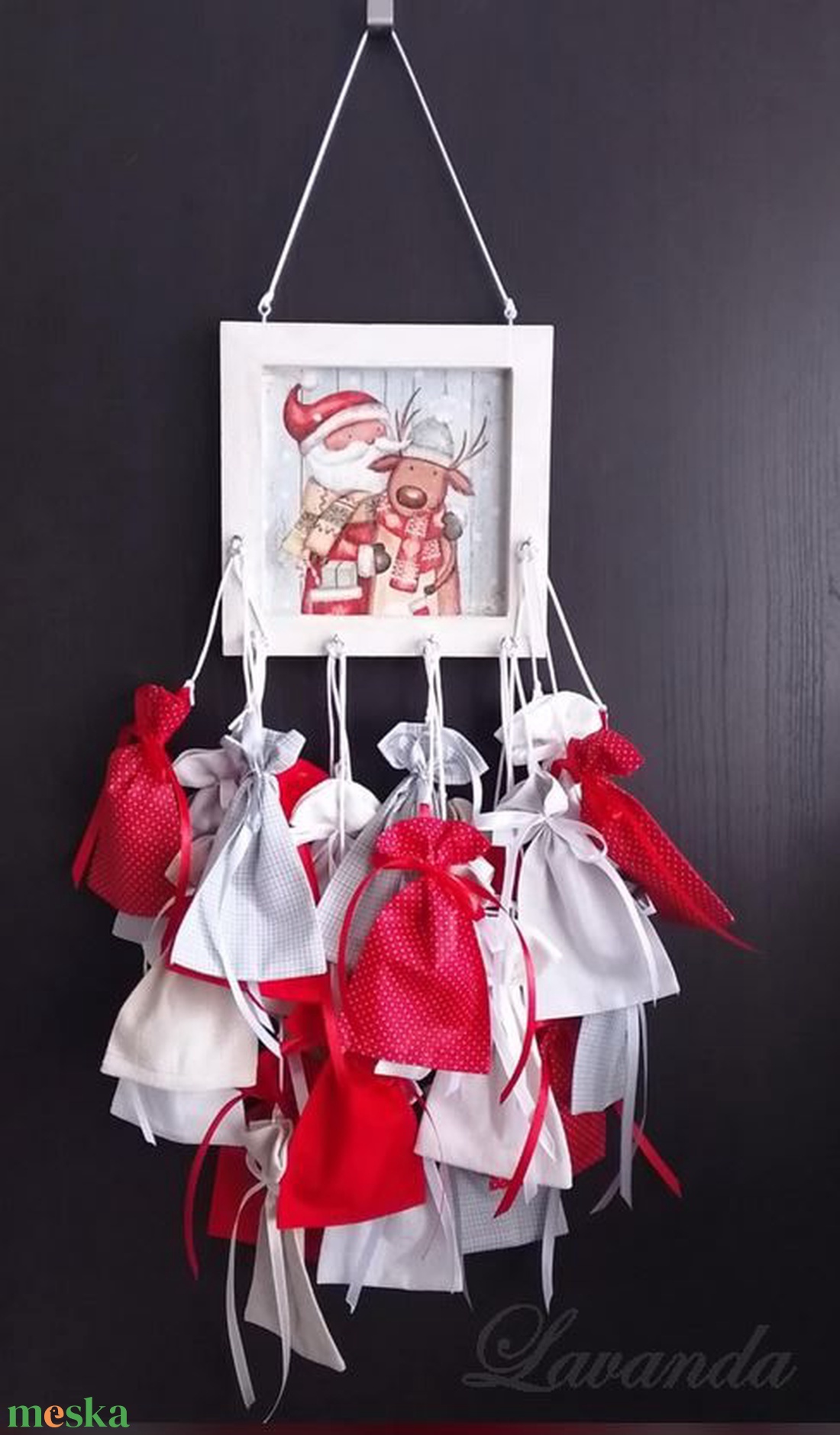 Adventi naptár-Fatáblás - karácsony - adventi díszek - adventi naptár - Meska.hu