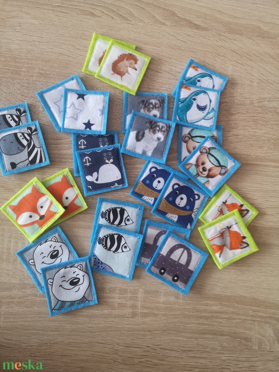 Memóriakártyák egyénileg válogatva-13 pár - játék & sport - készségfejlesztő és logikai játék - memória játékok - Meska.hu