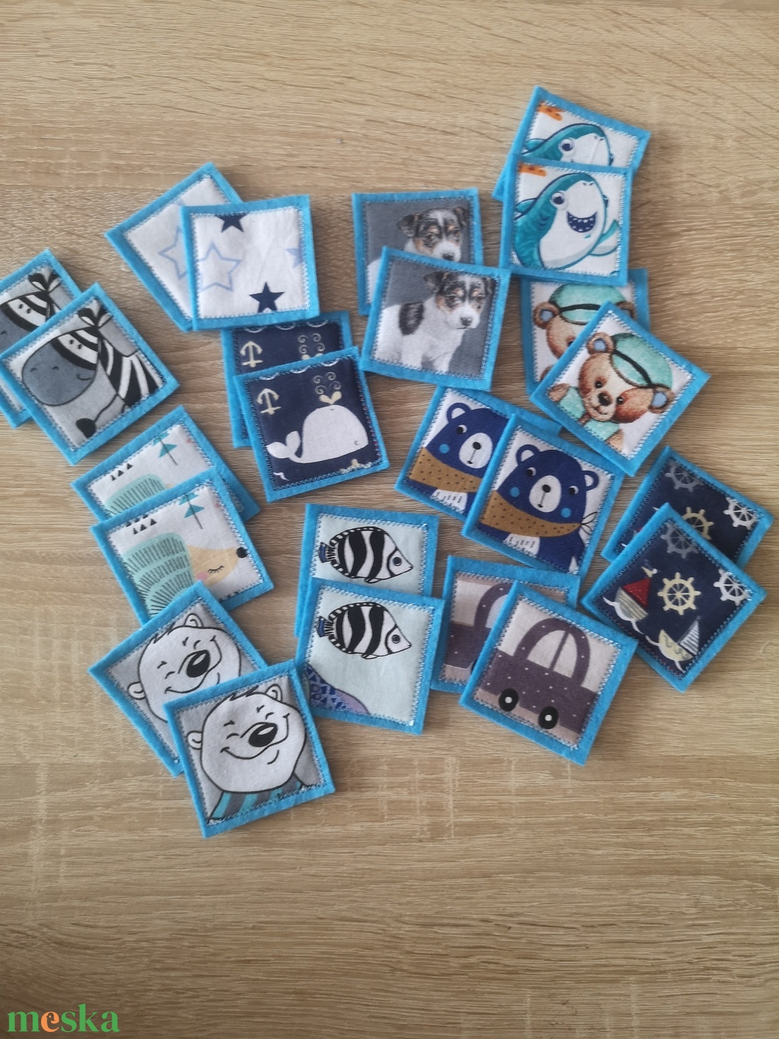 Memóriakártyák egyénileg válogatva-12 pár - játék & sport - készségfejlesztő és logikai játék - memória játékok - Meska.hu
