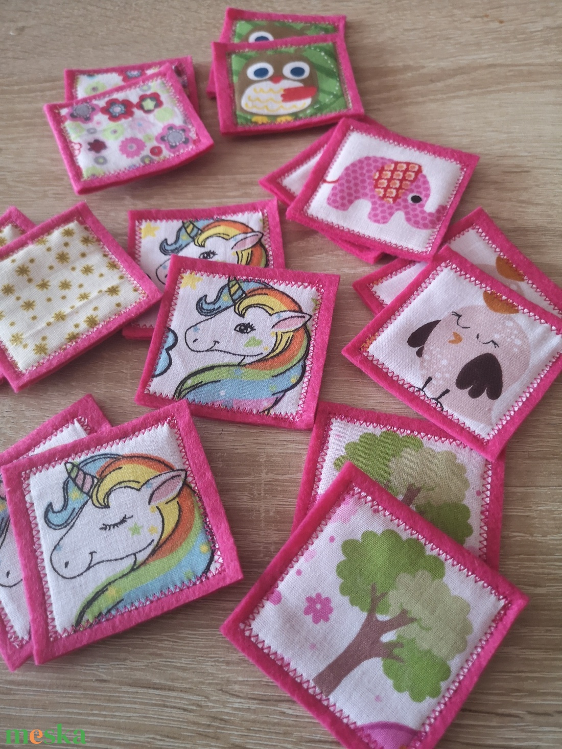 Memóriakártyák egyénileg válogatva-13 pár - játék & sport - készségfejlesztő és logikai játék - memória játékok - Meska.hu