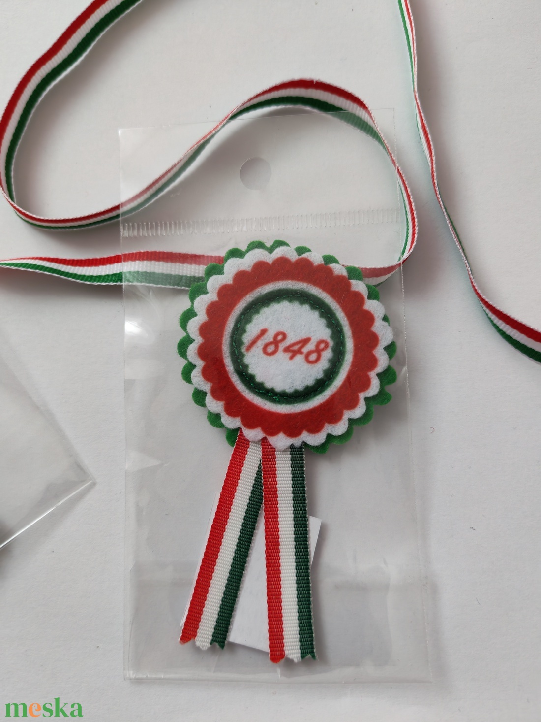Filc kokárda - 1848 - ékszer - kitűző és bross - Meska.hu