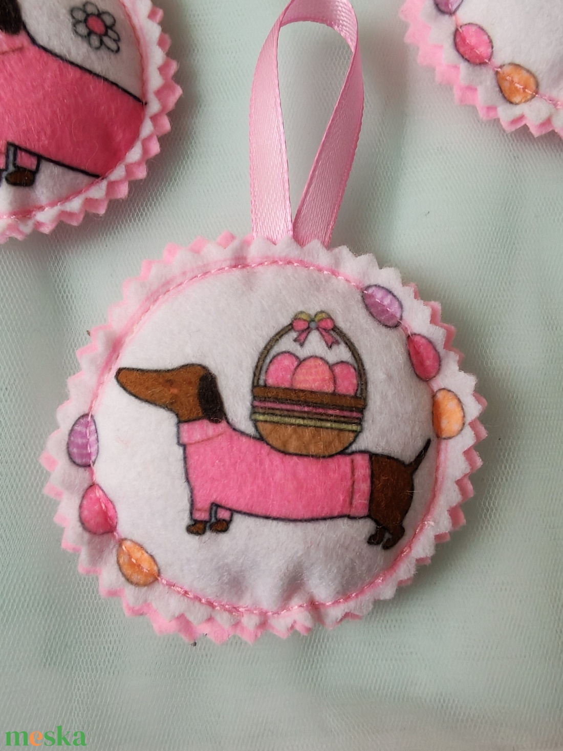 Filc húsvéti dísz - otthon & életmód - dekoráció - dísztárgy - Meska.hu