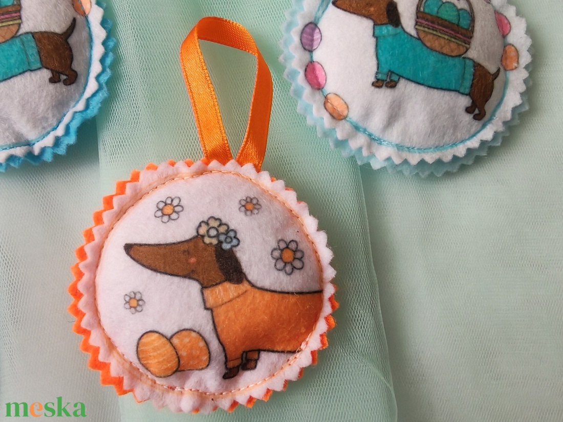 Filc húsvéti dísz - otthon & életmód - dekoráció - dísztárgy - Meska.hu