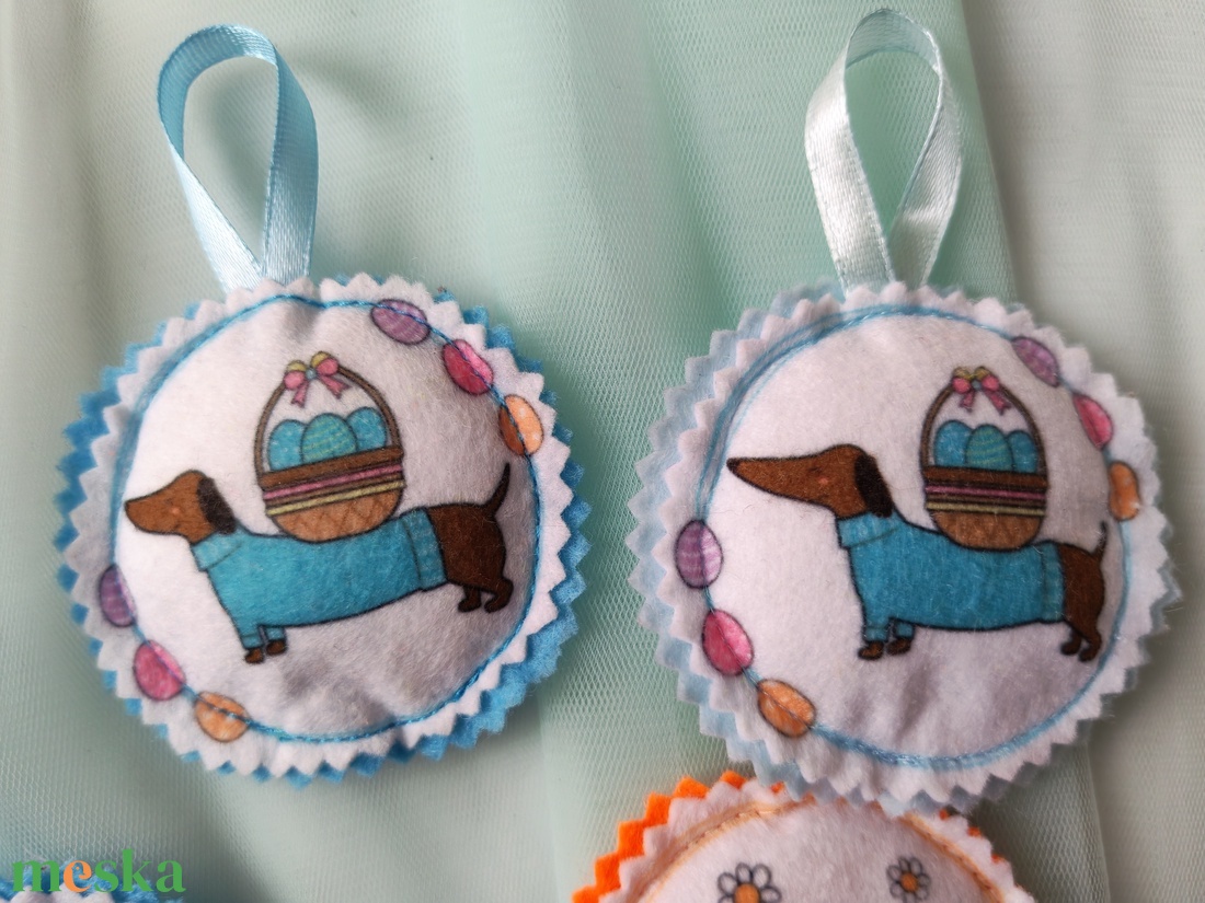 Filc húsvéti dísz - otthon & életmód - dekoráció - dísztárgy - Meska.hu