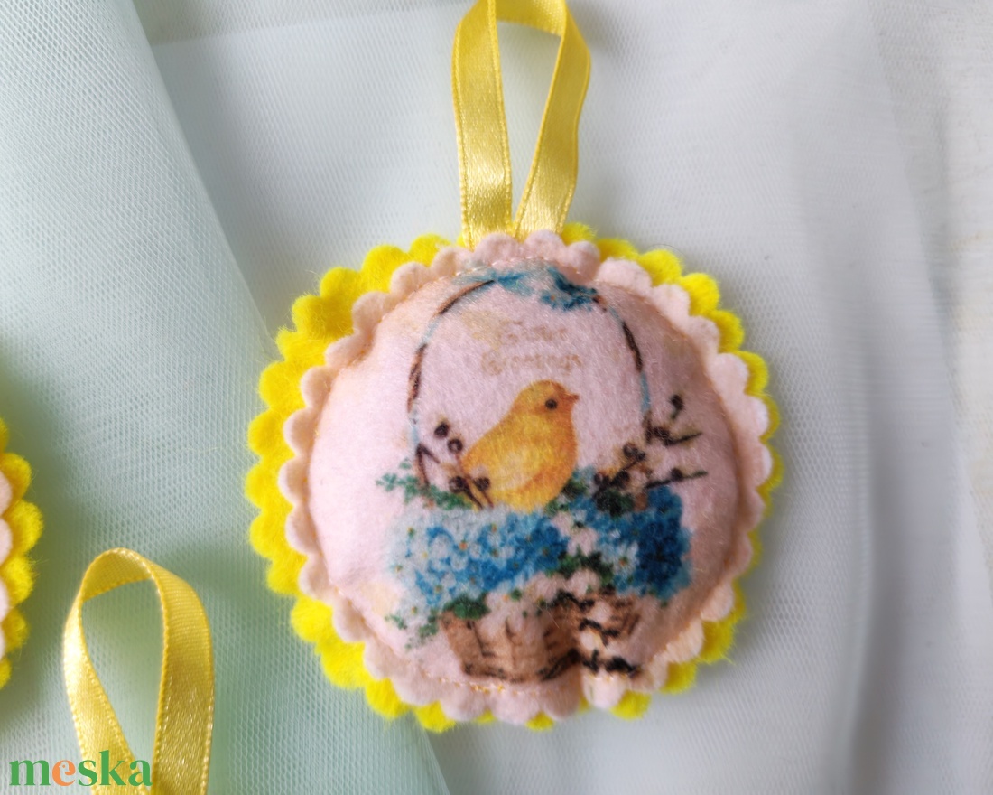 Filc húsvéti dísz - otthon & életmód - dekoráció - dísztárgy - Meska.hu
