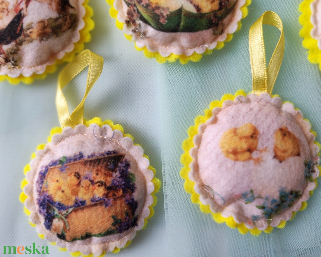 Filc húsvéti dísz - otthon & életmód - dekoráció - dísztárgy - Meska.hu