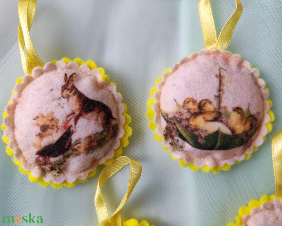 Filc húsvéti dísz - otthon & életmód - dekoráció - dísztárgy - Meska.hu