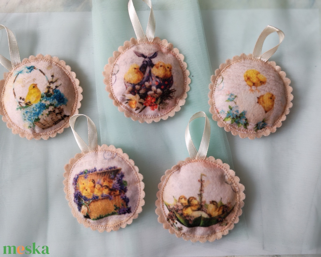 Filc húsvéti dísz - otthon & életmód - dekoráció - dísztárgy - Meska.hu