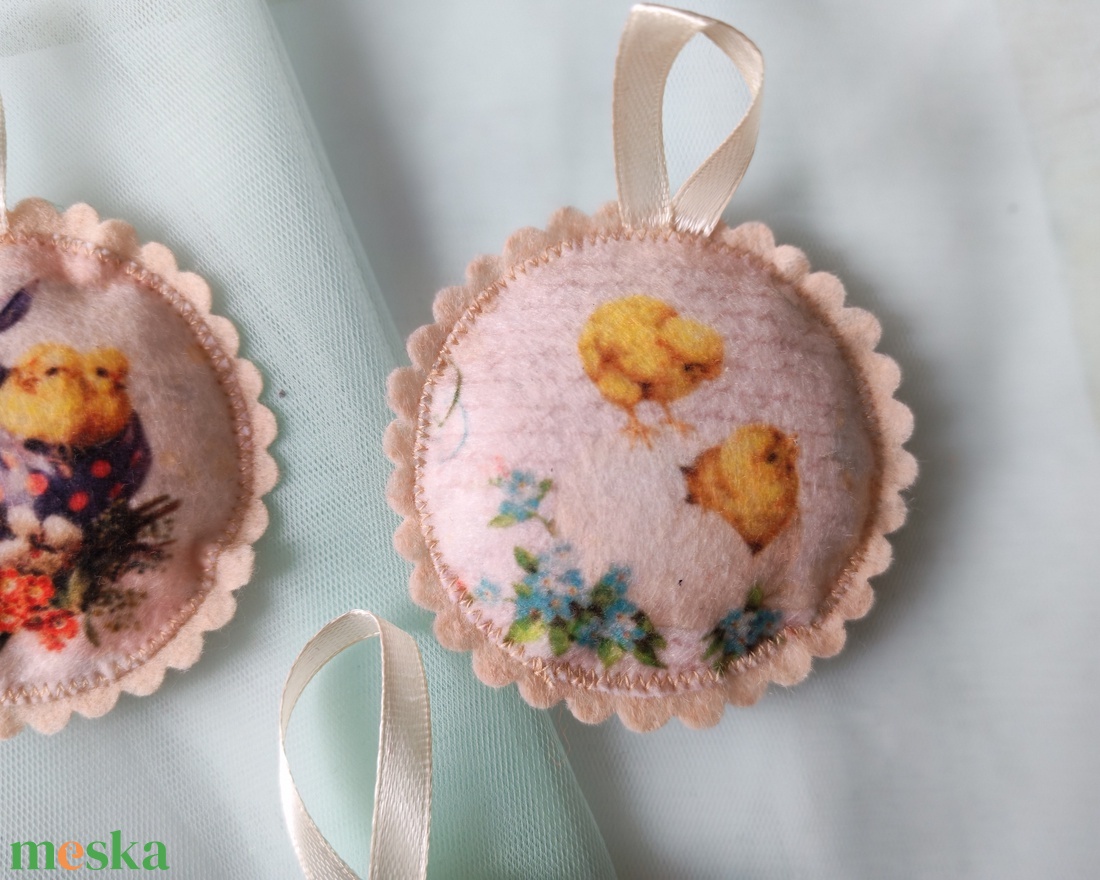 Filc húsvéti dísz - otthon & életmód - dekoráció - dísztárgy - Meska.hu