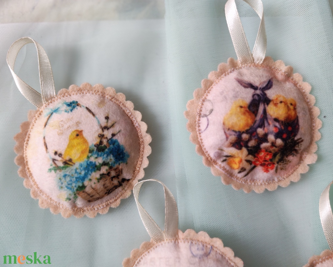 Filc húsvéti dísz - otthon & életmód - dekoráció - dísztárgy - Meska.hu