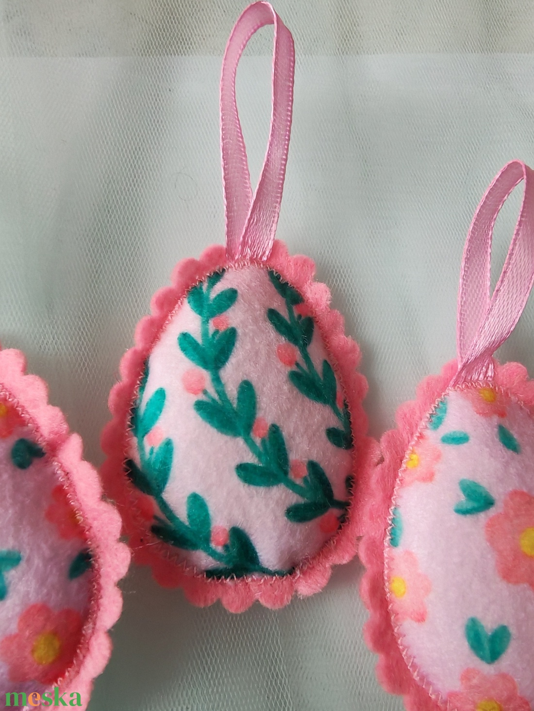 Filc húsvéti dísz - otthon & életmód - dekoráció - dísztárgy - Meska.hu