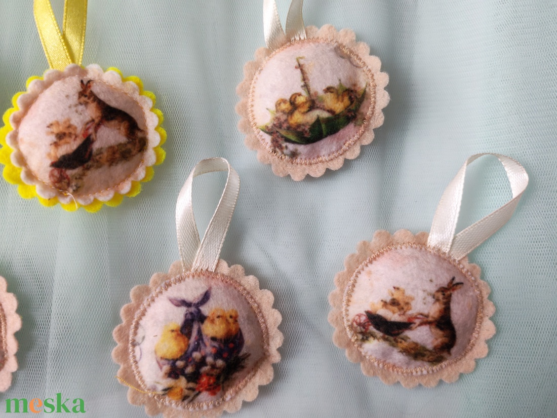 Filc húsvéti dísz - otthon & életmód - dekoráció - dísztárgy - Meska.hu