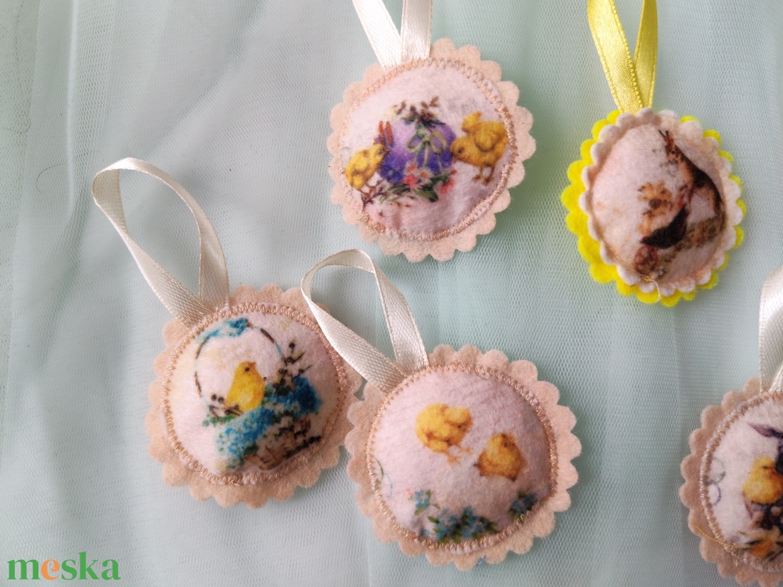 Filc húsvéti dísz - otthon & életmód - dekoráció - dísztárgy - Meska.hu