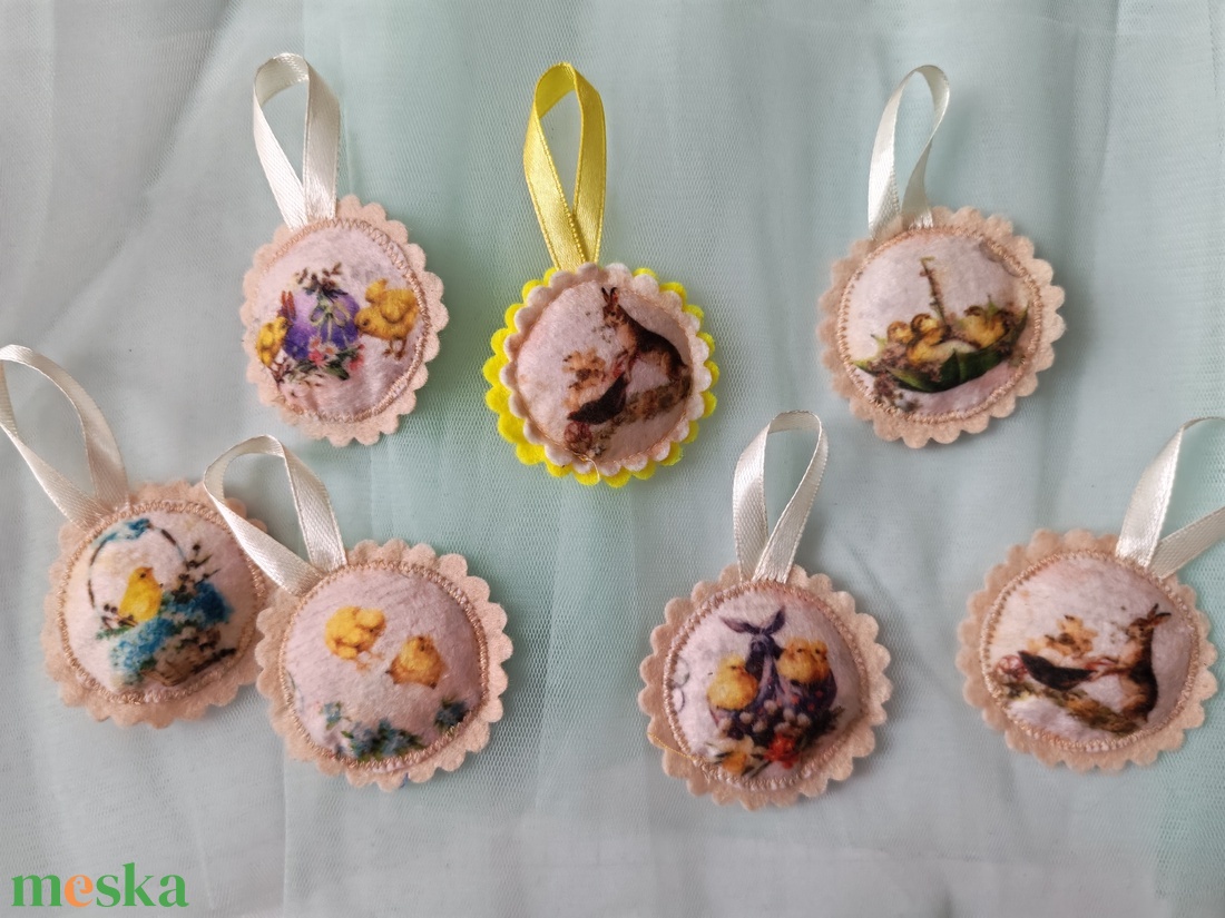 Filc húsvéti dísz - otthon & életmód - dekoráció - dísztárgy - Meska.hu