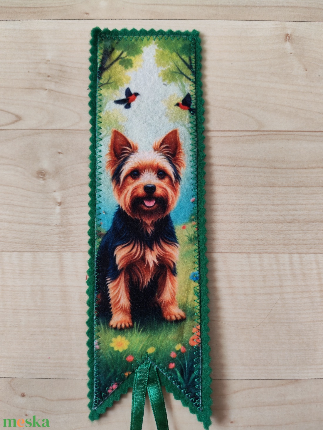 Filc könyvjelző - könyv & zene - könyvjelző - Meska.hu