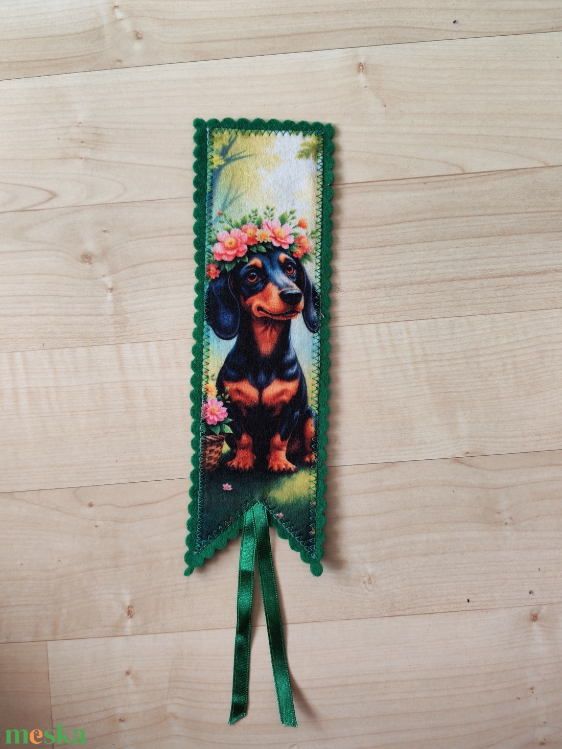 Filc könyvjelző - könyv & zene - könyvjelző - Meska.hu