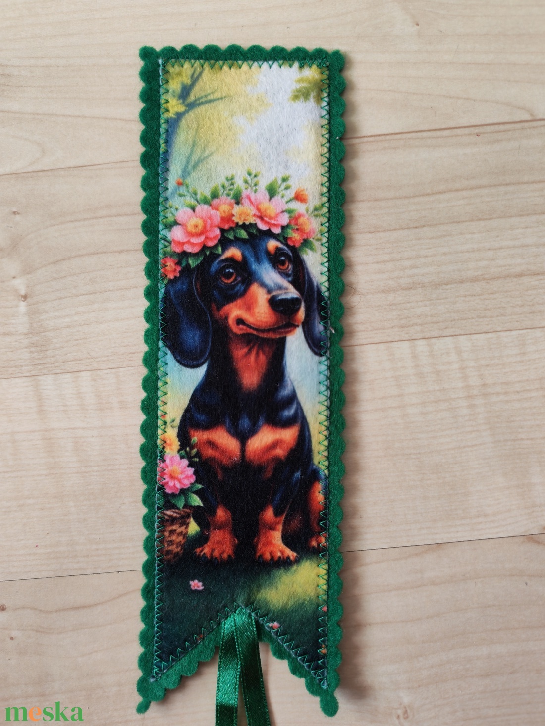 Filc könyvjelző - könyv & zene - könyvjelző - Meska.hu