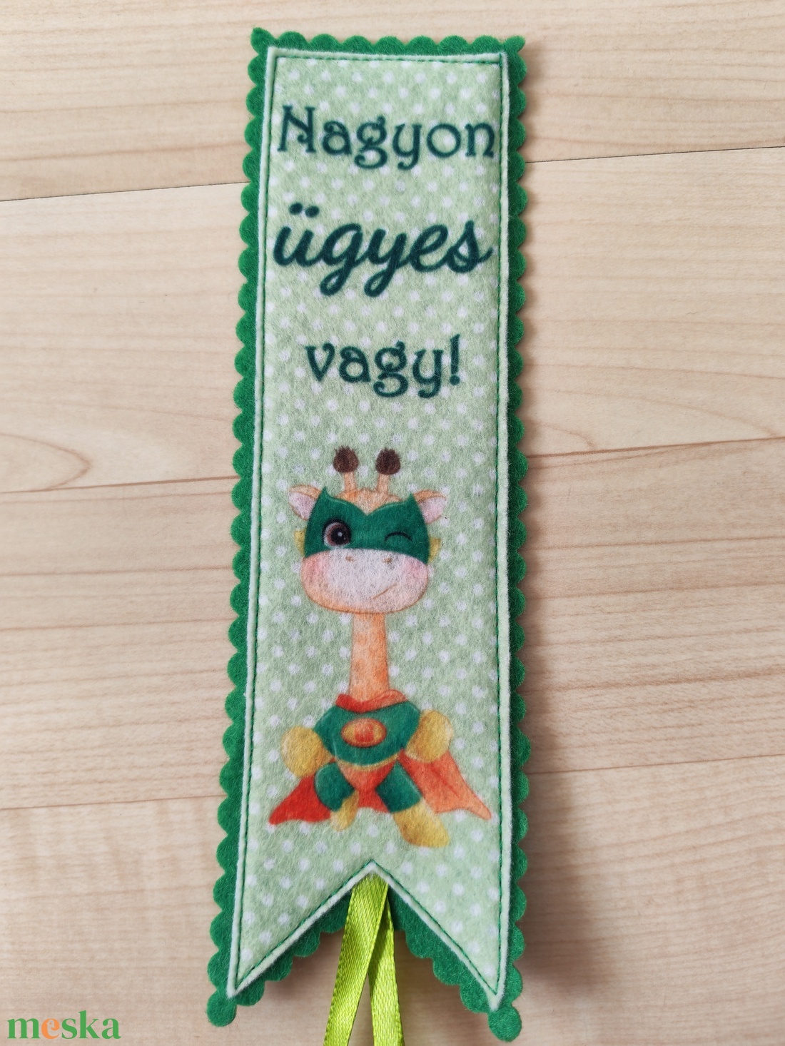 Filc könyvjelző - könyv & zene - könyvjelző - Meska.hu