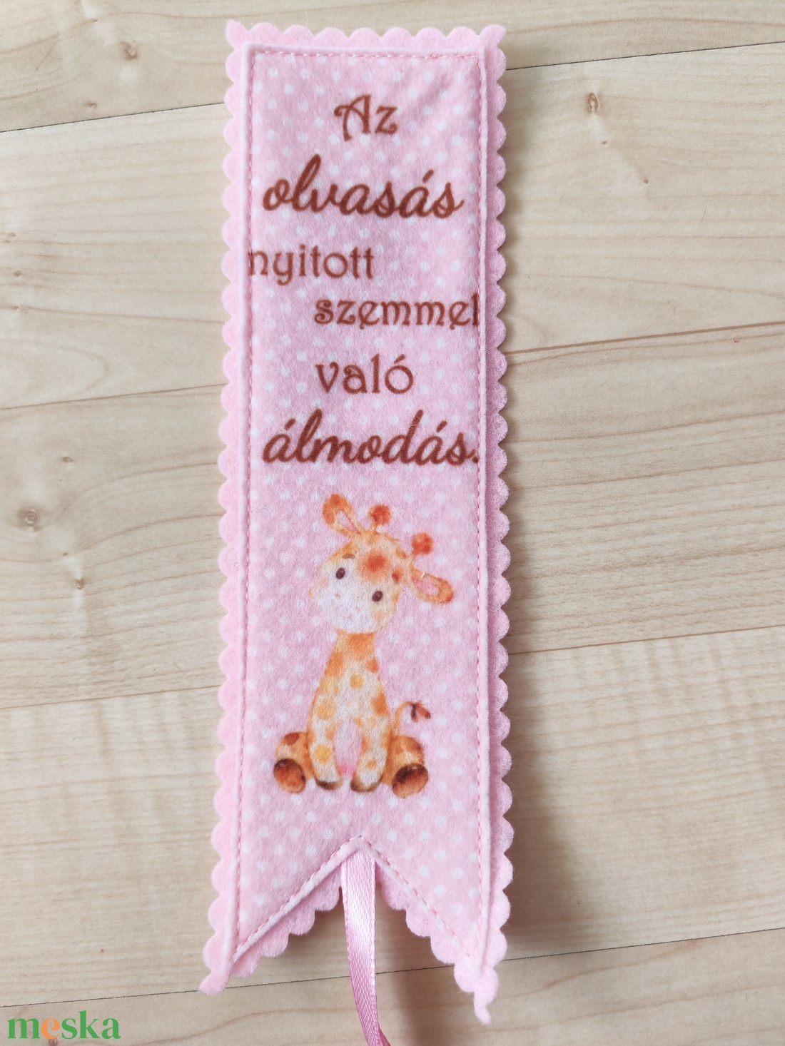 Filc könyvjelző - könyv & zene - könyvjelző - Meska.hu