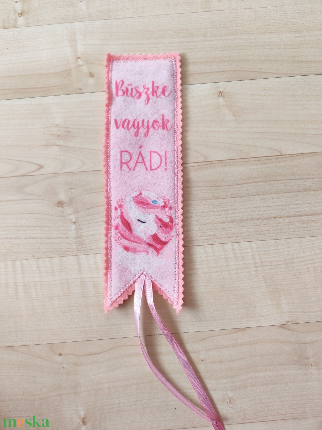 Filc könyvjelző - könyv & zene - könyvjelző - Meska.hu