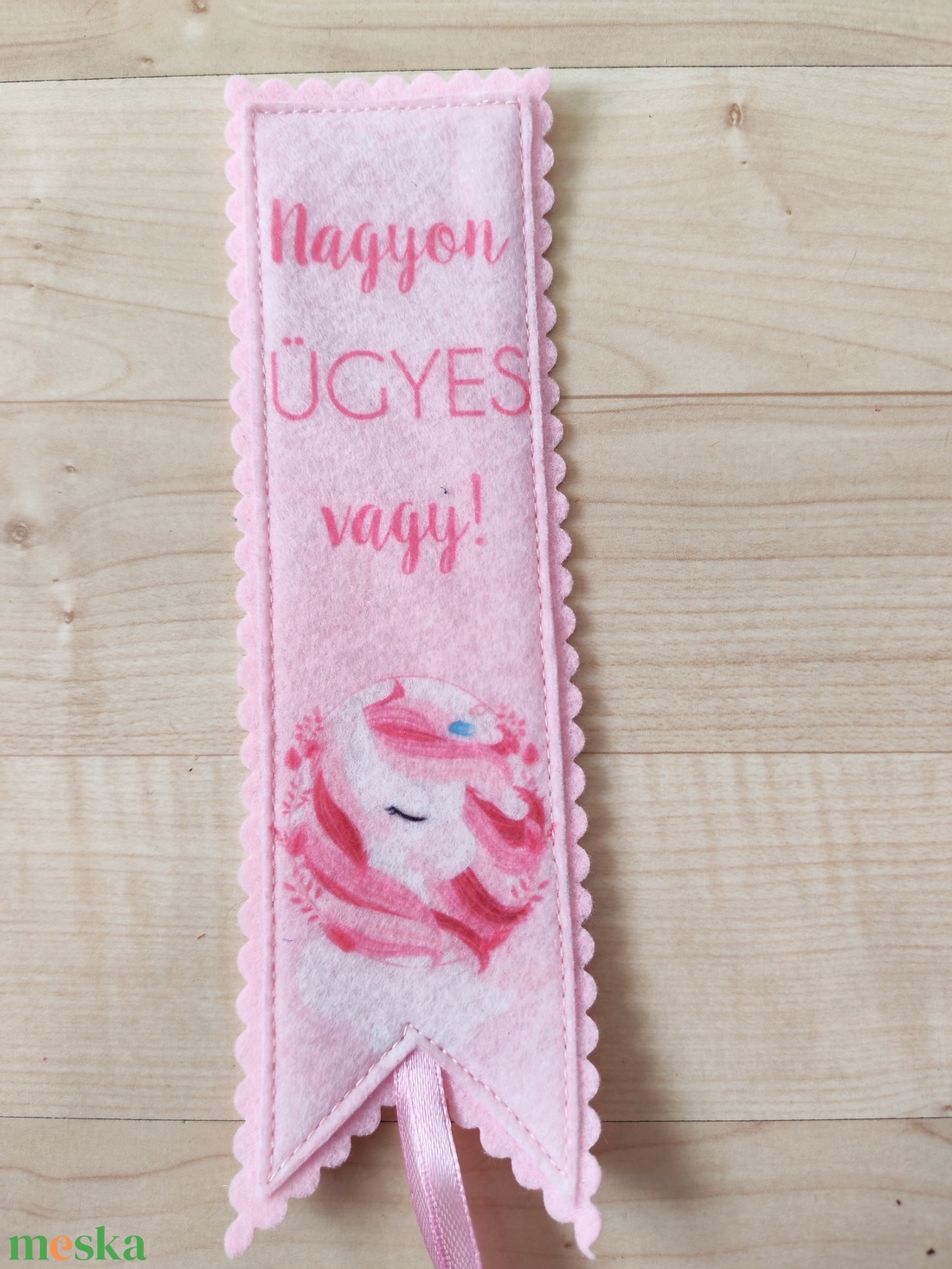 Filc könyvjelző - könyv & zene - könyvjelző - Meska.hu