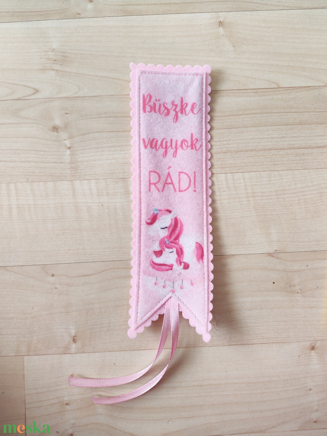 Filc könyvjelző - könyv & zene - könyvjelző - Meska.hu