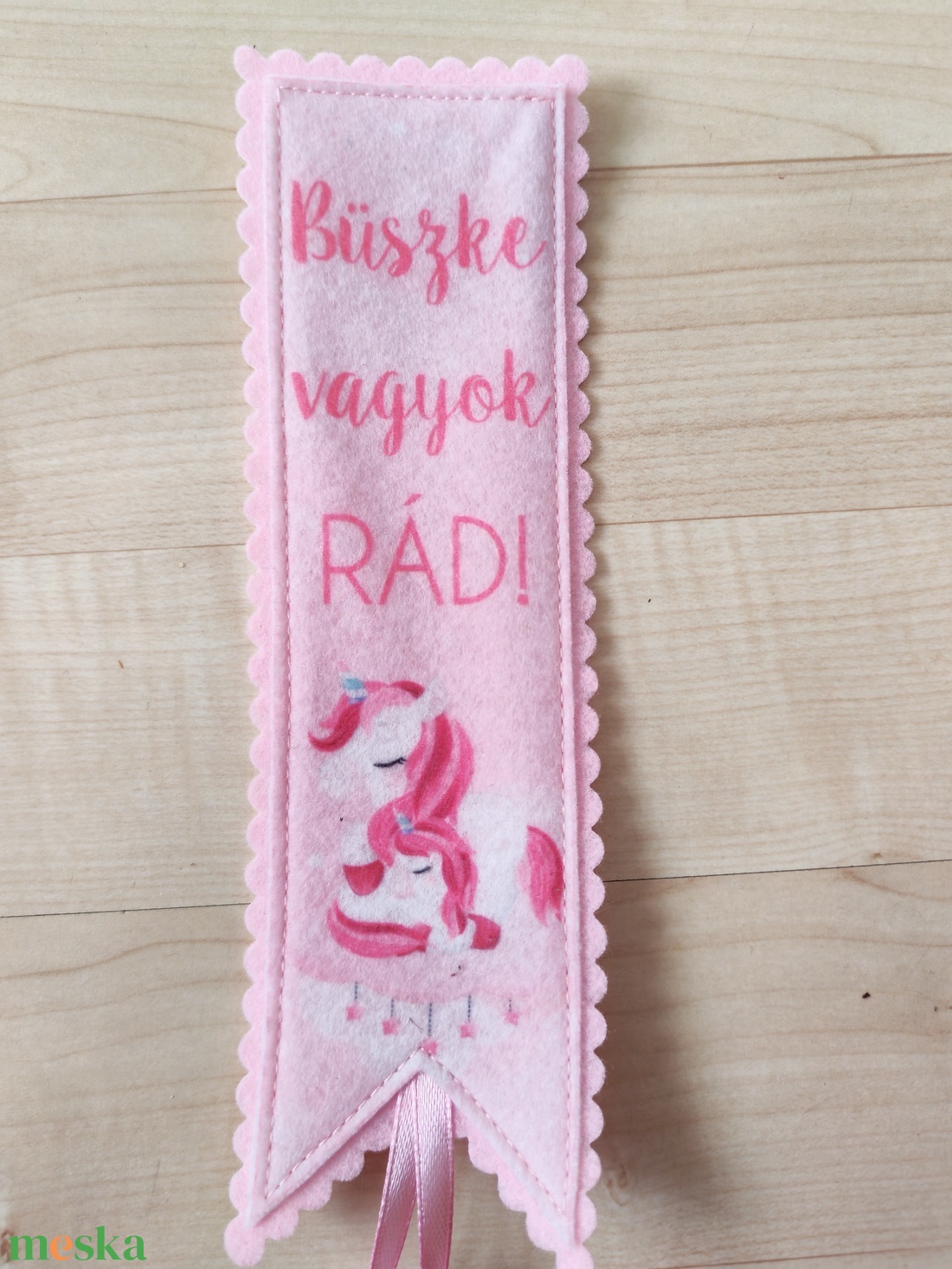 Filc könyvjelző - könyv & zene - könyvjelző - Meska.hu