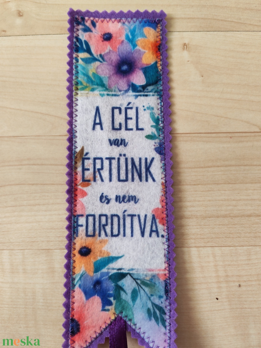 Filc könyvjelző - könyv & zene - könyvjelző - Meska.hu