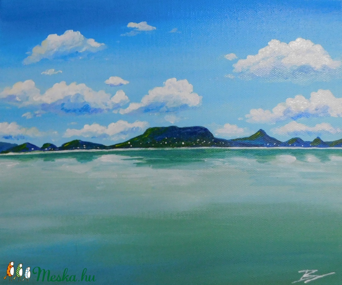 Balaton - akril festmény -  - Meska.hu
