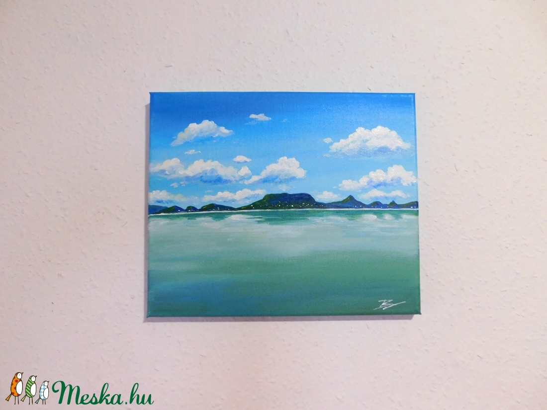 Balaton - akril festmény -  - Meska.hu