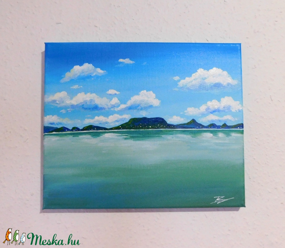 Balaton - akril festmény -  - Meska.hu
