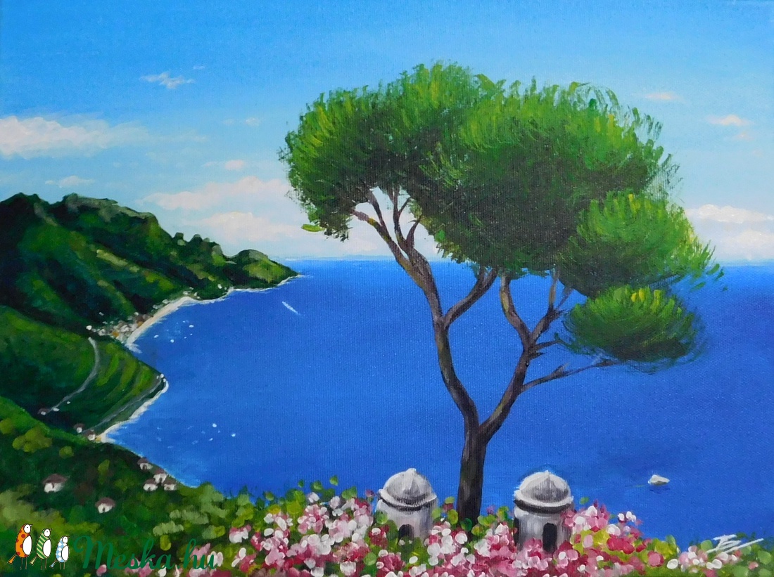 Capri - akril festmény - művészet - festmény - akril - Meska.hu Capri - akril festmény - művészet - festmény - akril - Meska.hu