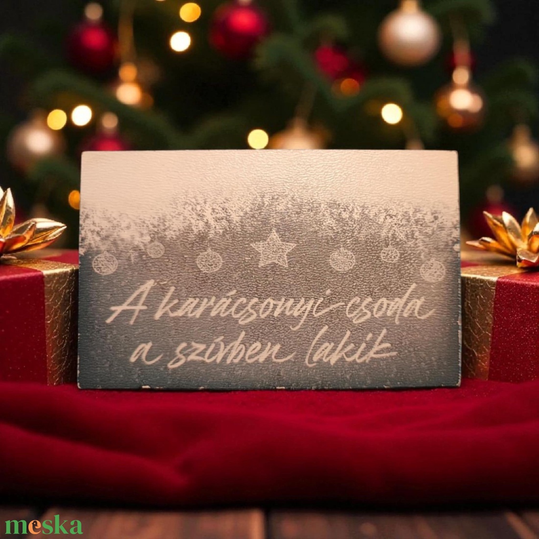 Karácsonyi hűtőmágnes - otthon & életmód - konyhafelszerelés, tálalás - konyhai dekoráció - hűtőmágnes - Meska.hu