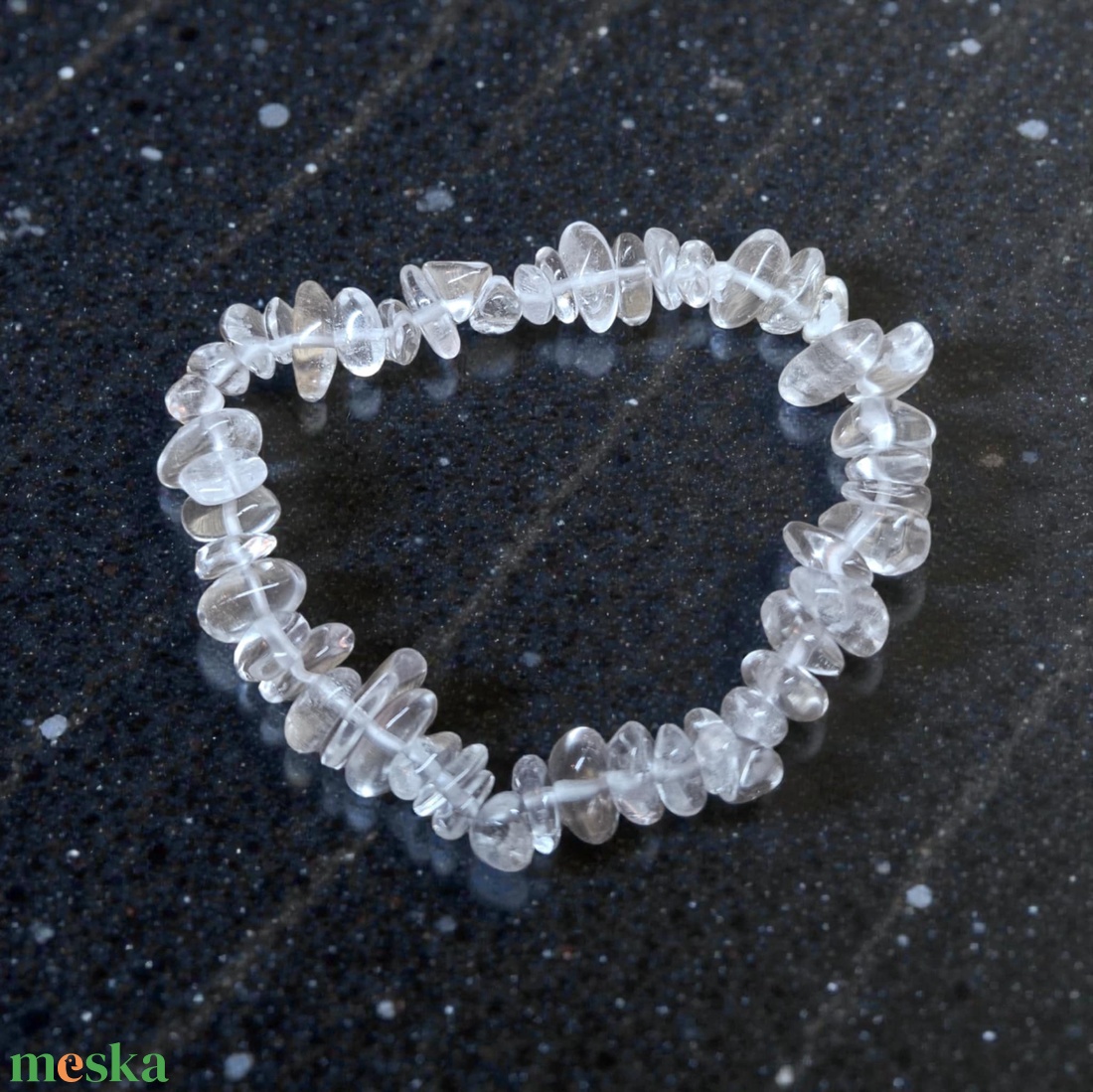 Hegyikristály ásványkarkötő - ékszer - karkötő - ásványkarkötő - Meska.hu